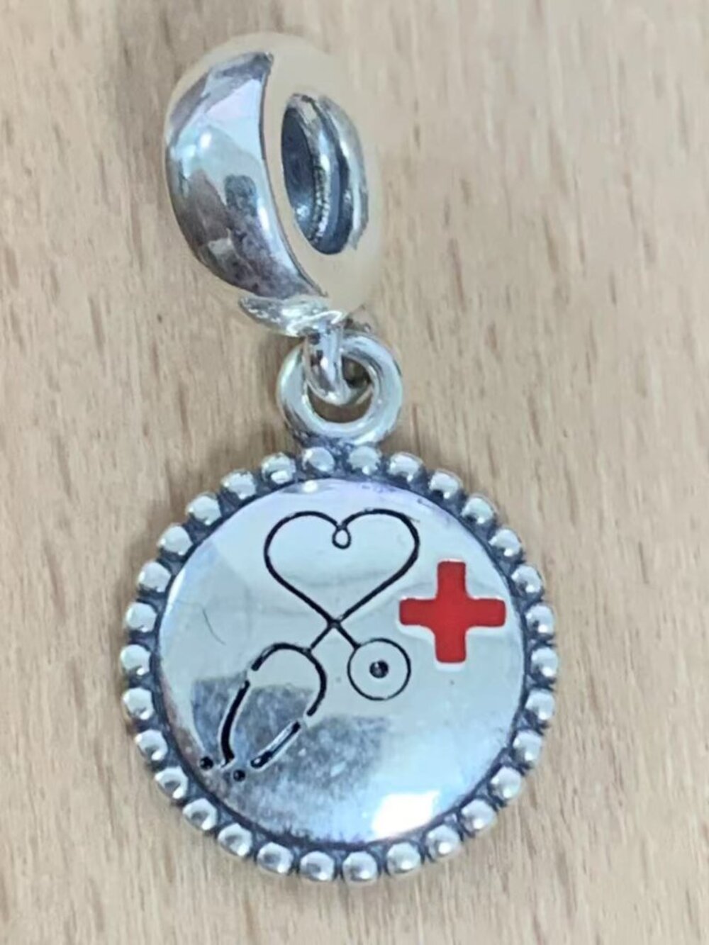 Pandora Nurse Exclusive Charm, S925 Silver Jewelry Bracelets